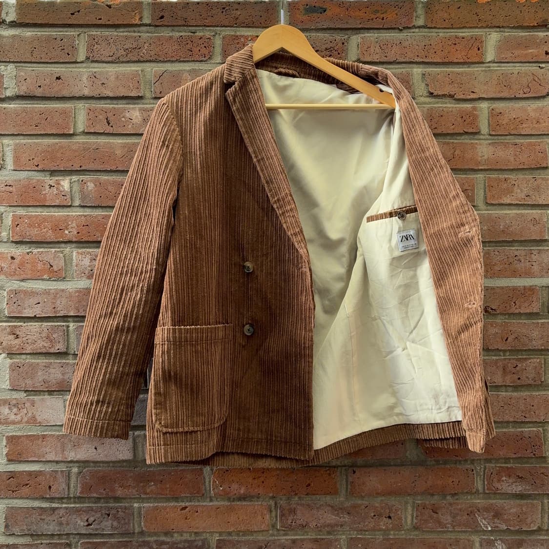 자라 코듀로이 더블 브레스티드 자켓 (터키 생산) 상품이미지10
