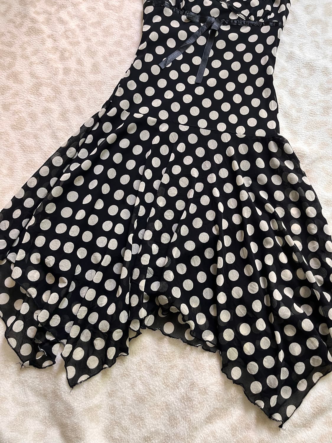 Black Dot Unbalance One Piece 상품이미지2