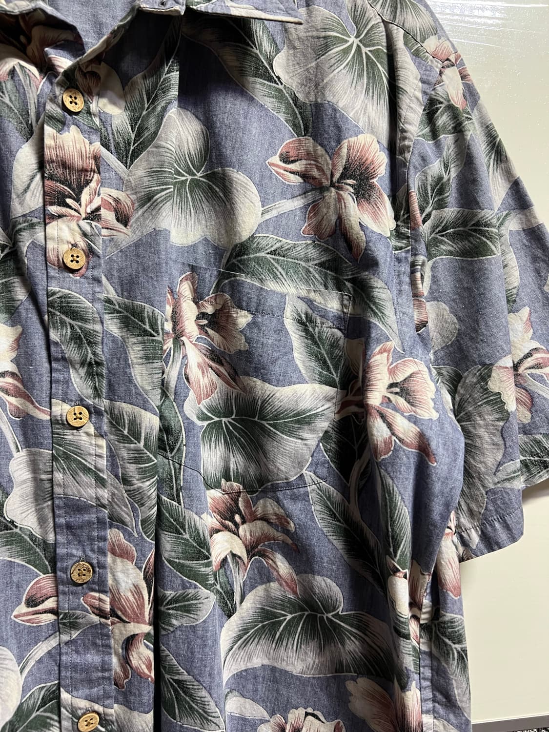 Cooke street 리프패턴 하와이안 셔츠 상품이미지2