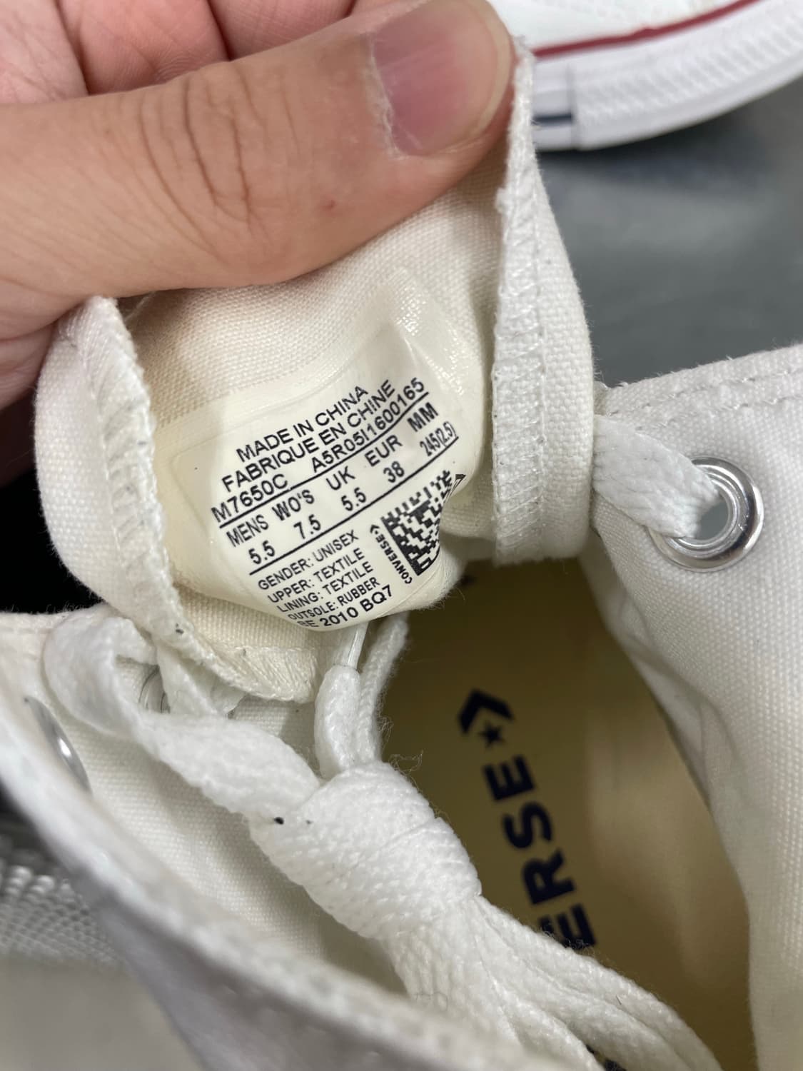 컨버스 척테일러 올스타 화이트 245 상품이미지7