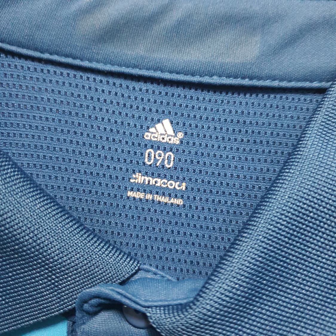 아디다스 기능성  블루 카라 반팔티  상품이미지4