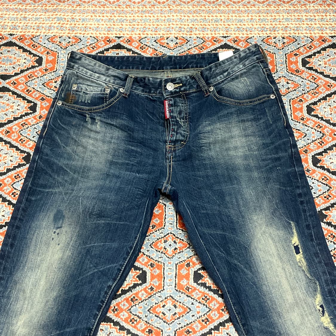 디스퀘어드2 중청 데님 팬츠 남성48 상품이미지2