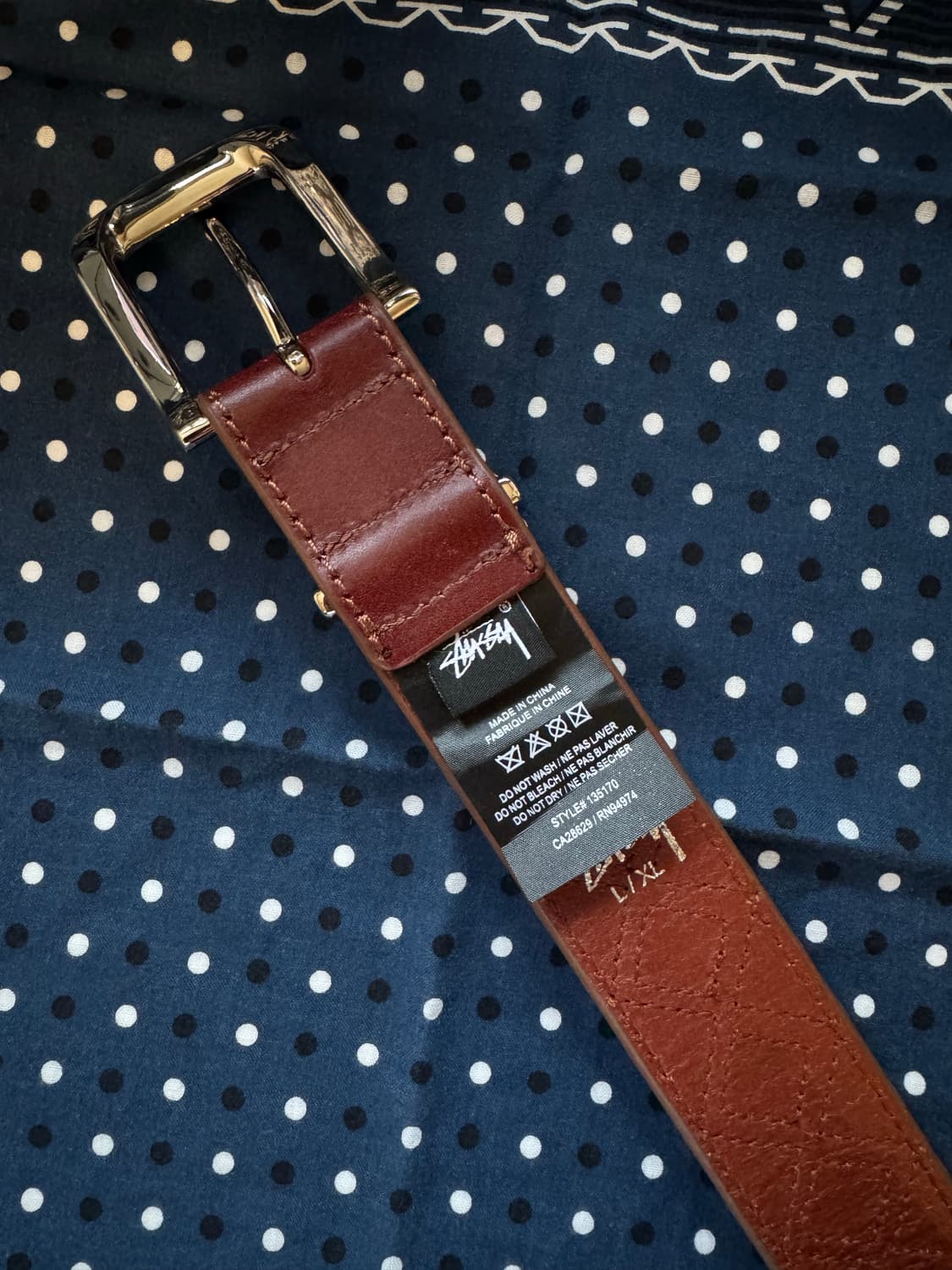 스투시 아가일 벨트 상품이미지5