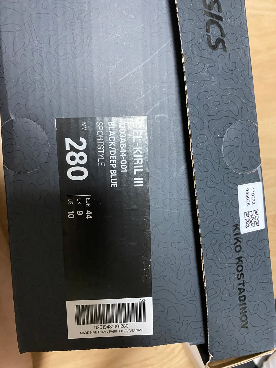 [280] 아식스 키코 젤키릴3 블랙 딥블루 상품이미지8