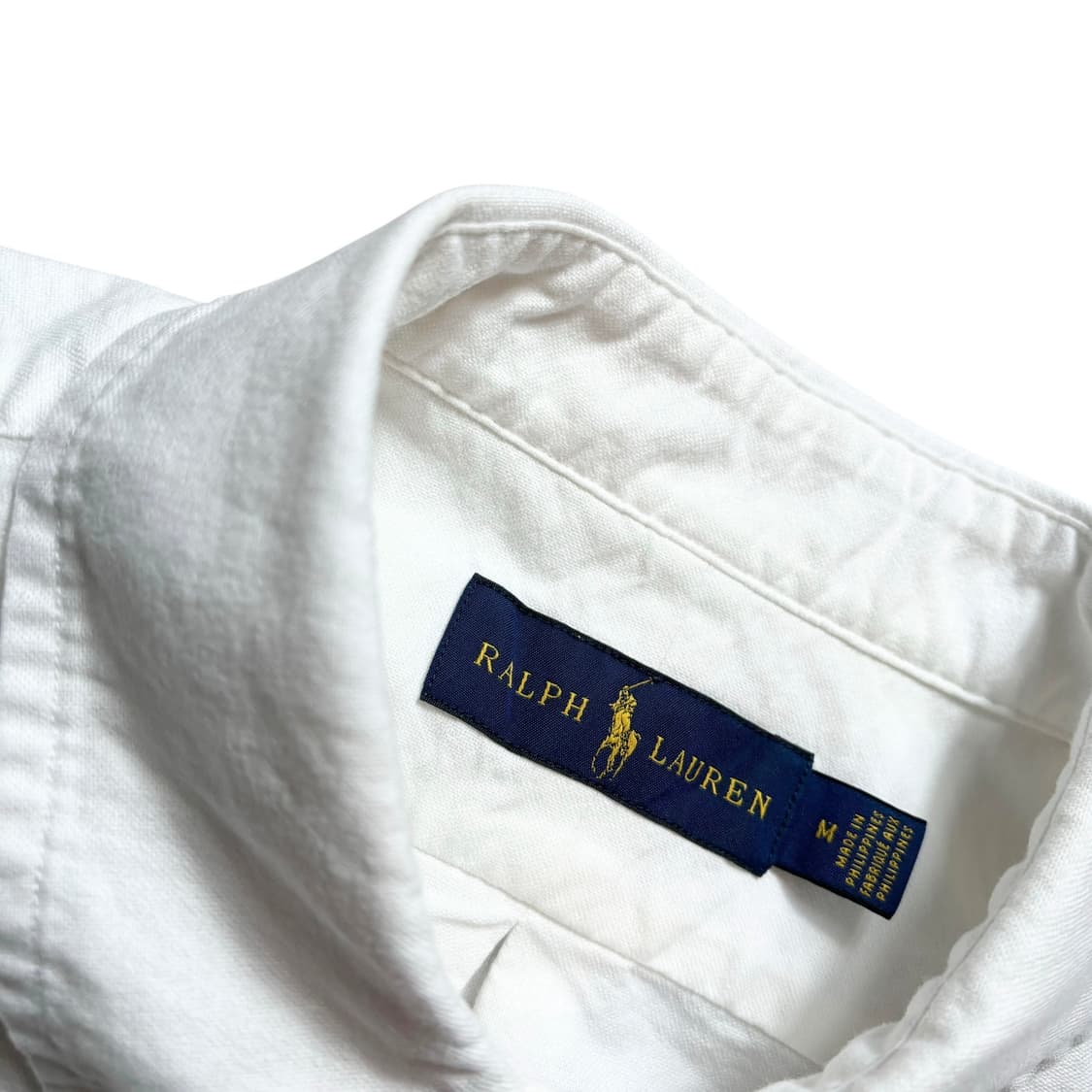 폴로 옥스퍼드면 화이트 셔츠 상품이미지3