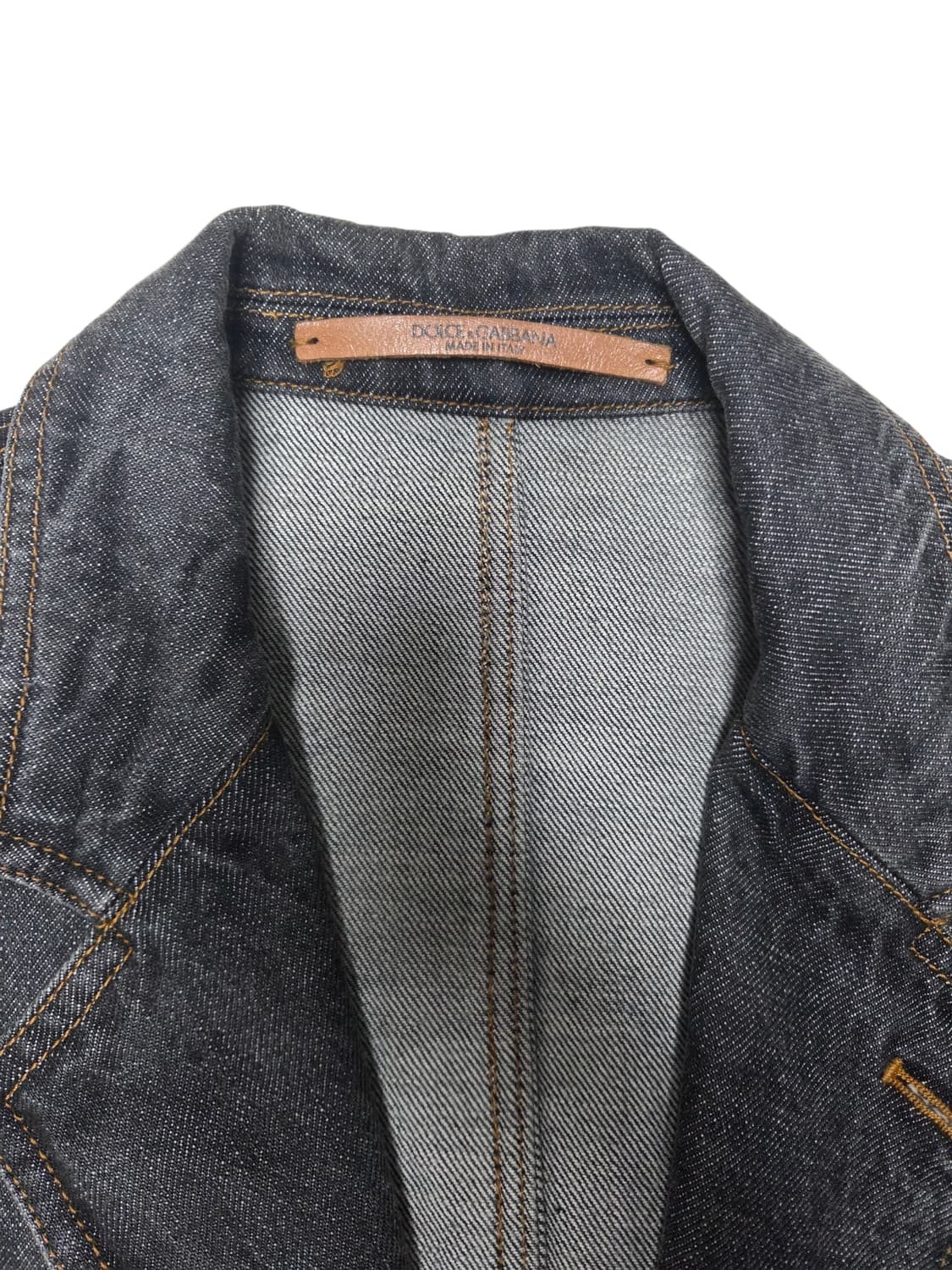 90s 돌체앤가바나 워싱 데님 블레이저 상품이미지2