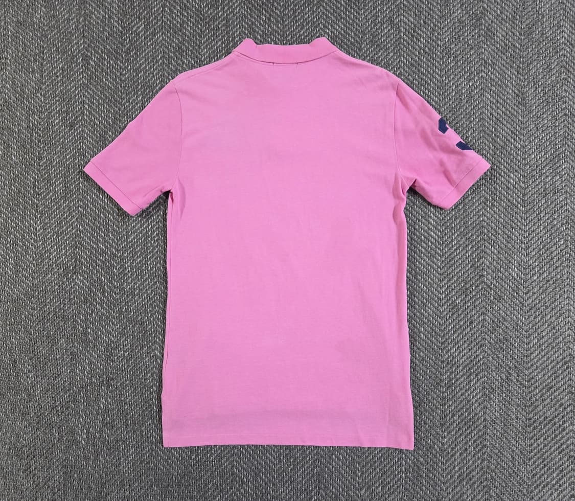 폴로 랄프로렌 빅포니 더블홀스 핑크 카라 반팔티 상품이미지2