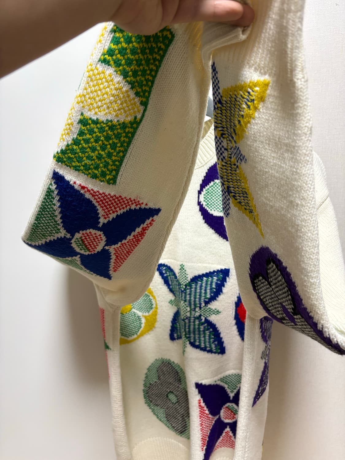 (새상품급, 정품) 루이비통 멀티플라워 지코 니트 상품이미지6