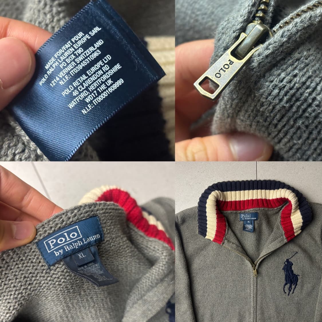 폴로 빅포니 니트집업 상품이미지3