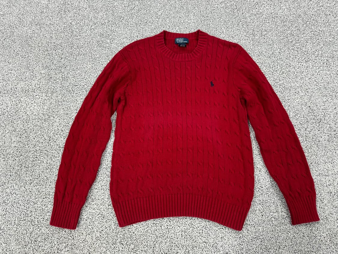 폴로 랄프로렌 꽈배기니트 상품이미지1