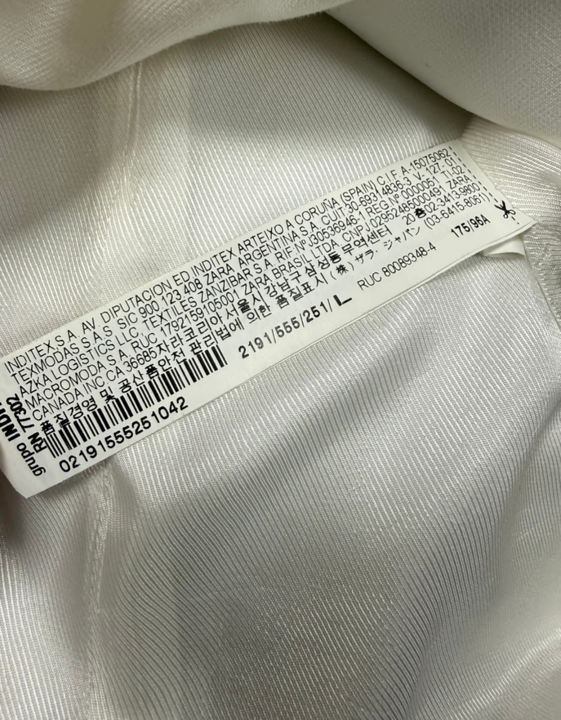 자라 롤업 슬리브 블레이저 자켓 (S) 상품이미지8