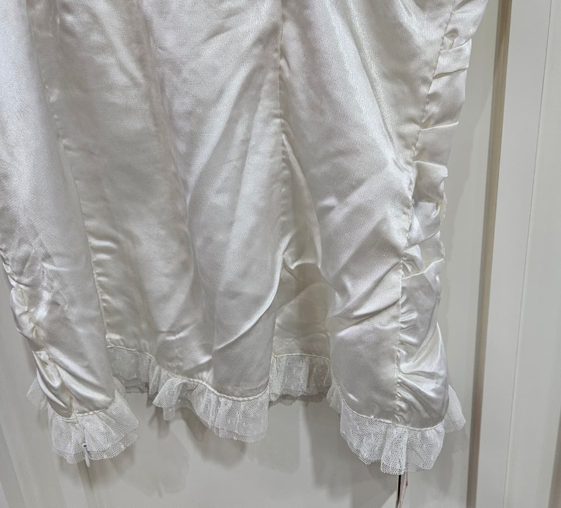 화이트 레이스 코르셋 나시 상품이미지6