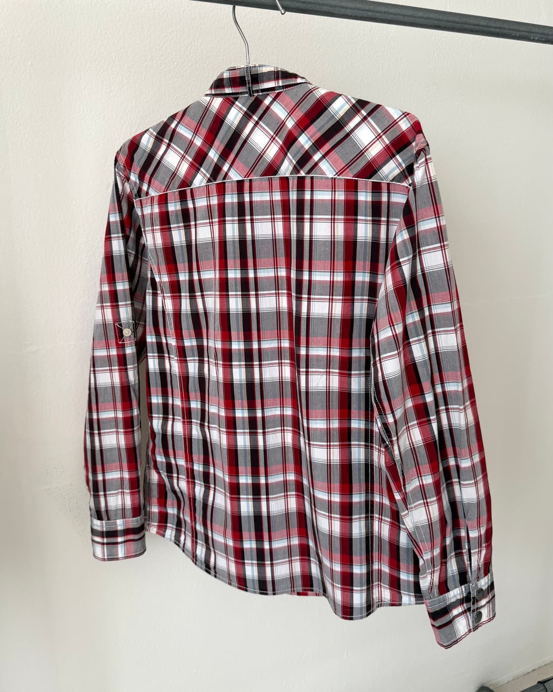 빈티지 체크 셔츠자켓 상품이미지3