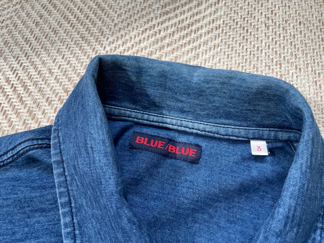 블루블루 재팬 데님 반팔티셔츠 J04345 상품이미지4