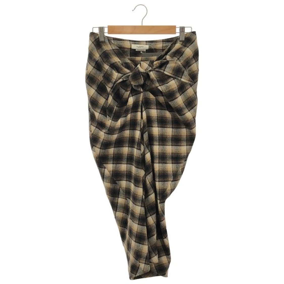 이자벨마랑 체크 언발 스커트 상품이미지1