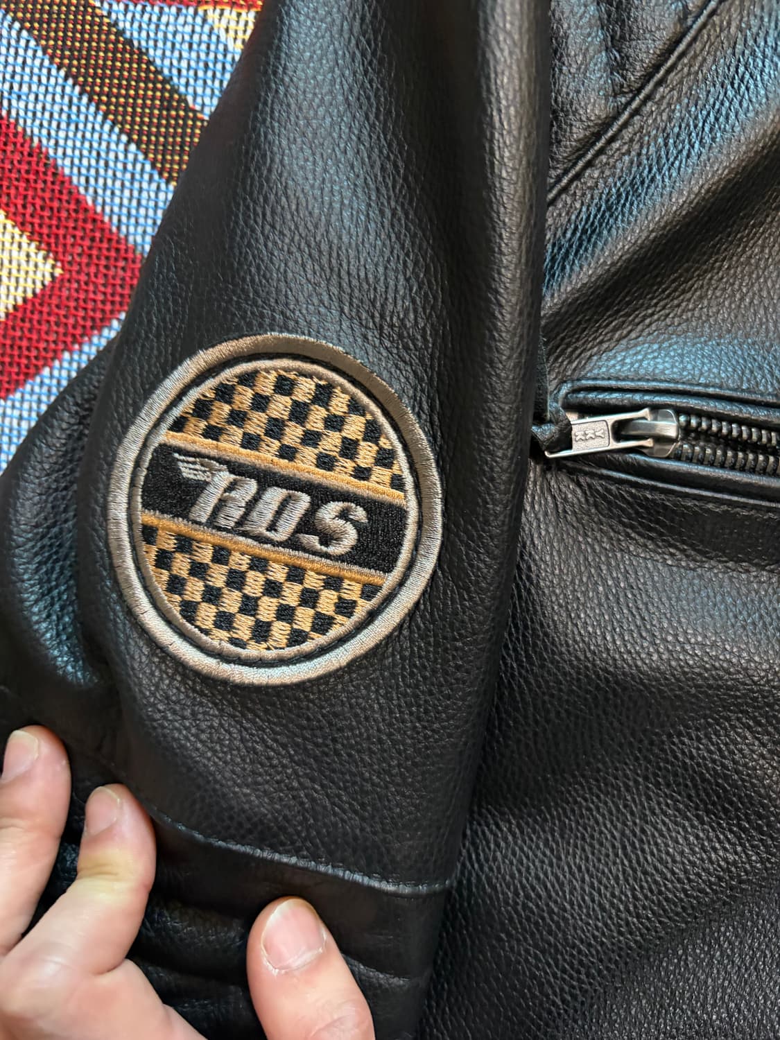 4XL) 양가죽 모터사이클 레더 자켓 상품이미지6