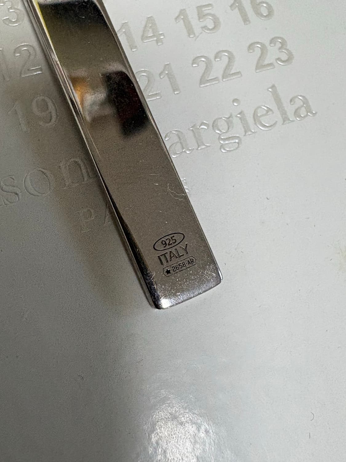 마르지엘라 reverse logo necklace 상품이미지4