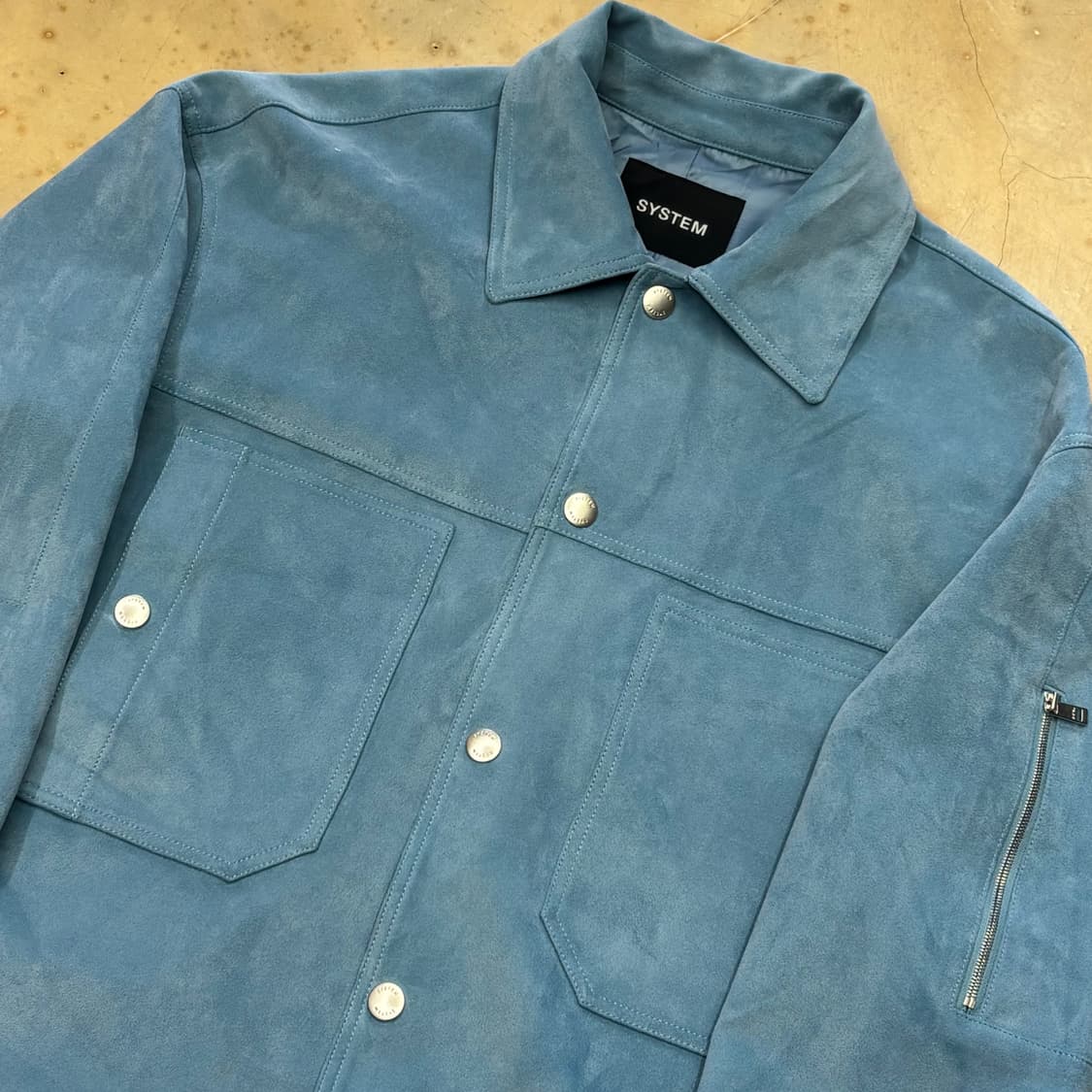 🫶🏻 시스템 Blue 스웨이드 자켓 🫶🏻 상품이미지2