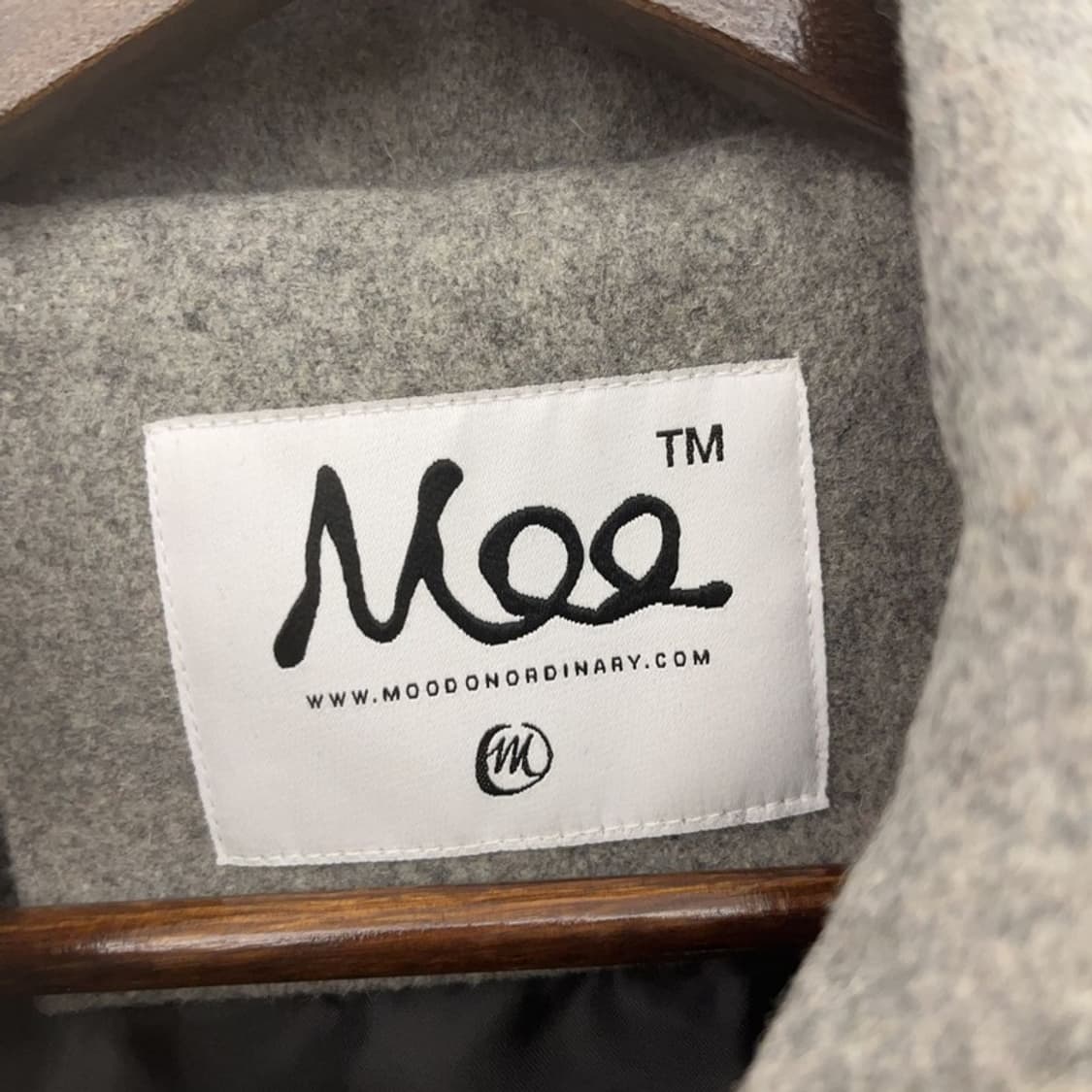 MOO 빈티지 모던시크 캐주얼 블루종 모직 자켓 M C09543 상품이미지5