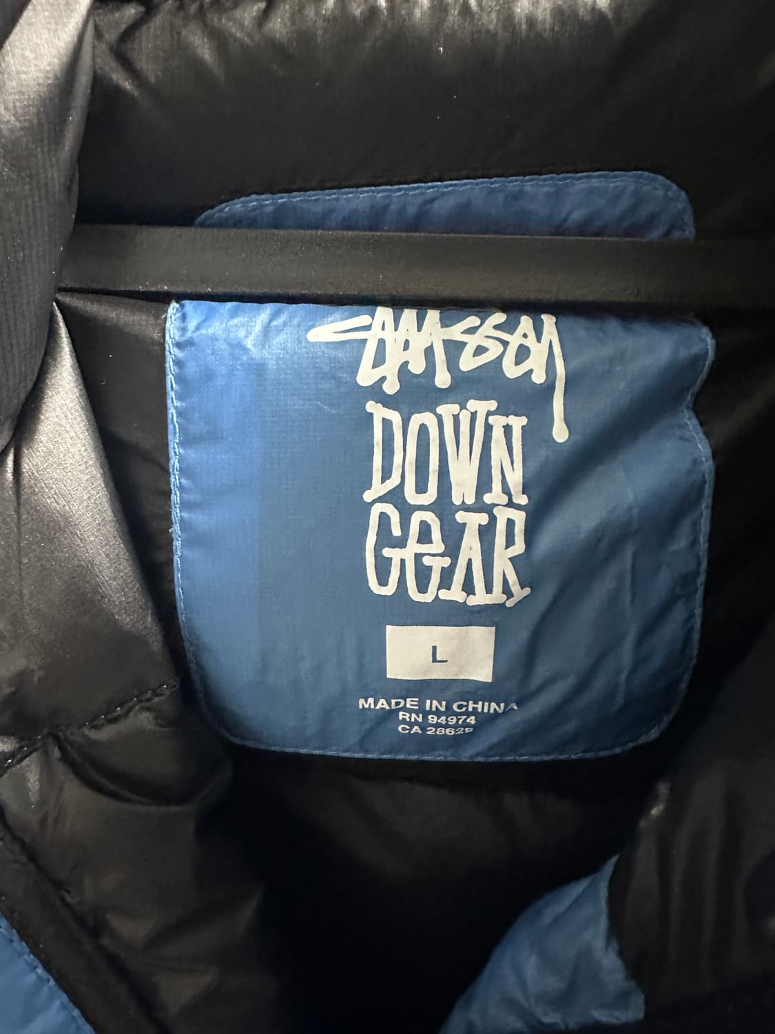 스투시 마이크로 립스탑 다운 파카 스카이 블루 상품이미지2