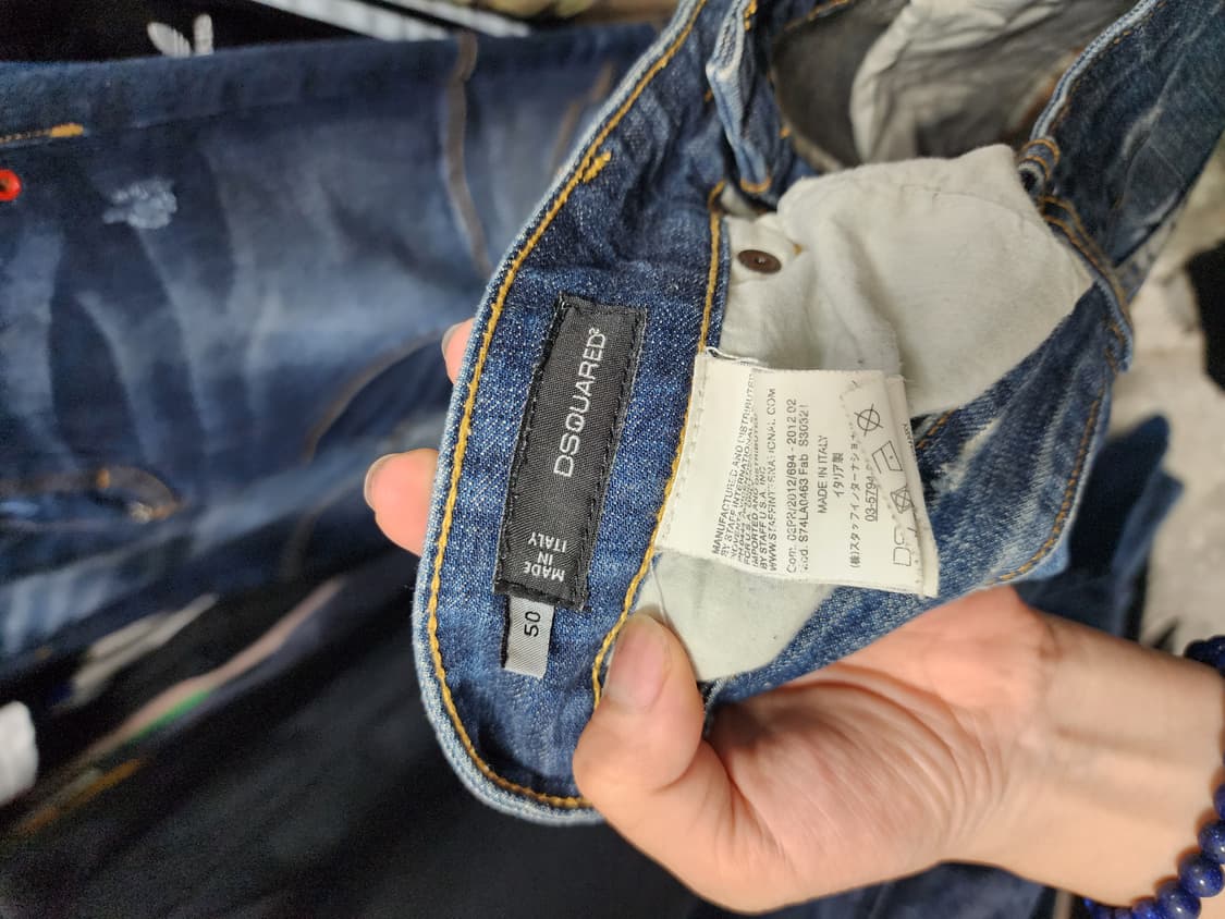 디스퀘어드2 지퍼 디테일 데님  상품이미지7