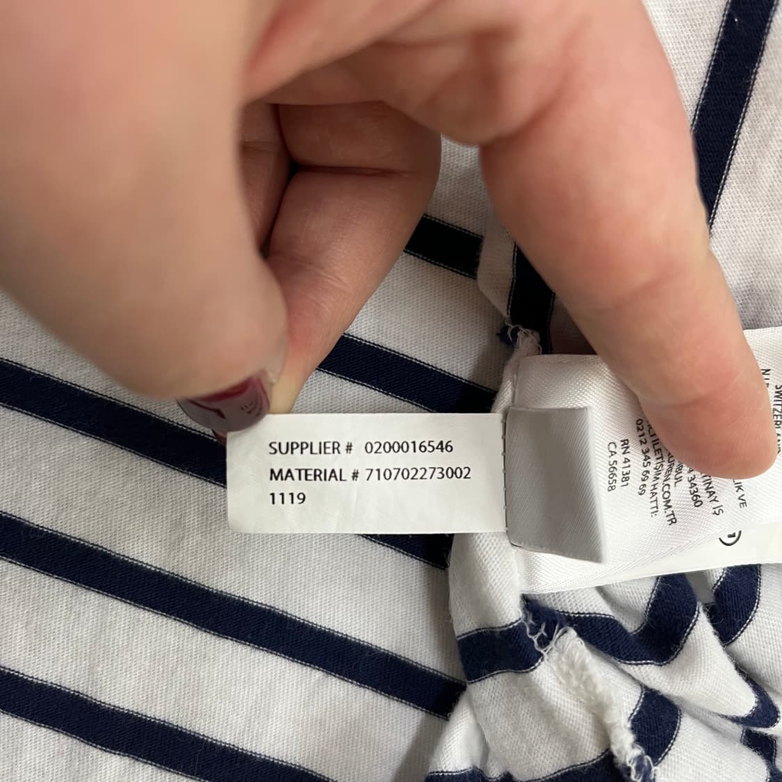 [XL] 폴로랄프로렌 스트라이프 후드 긴팔 티셔츠 0105M1 상품이미지5