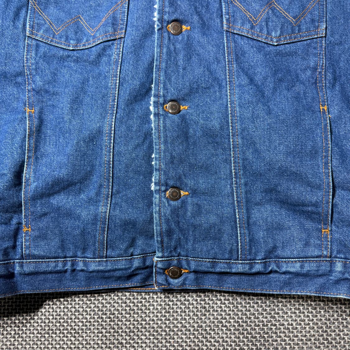 90s USA 랭글러 데님 쉐르파 베스트 (old-8535) 상품이미지3