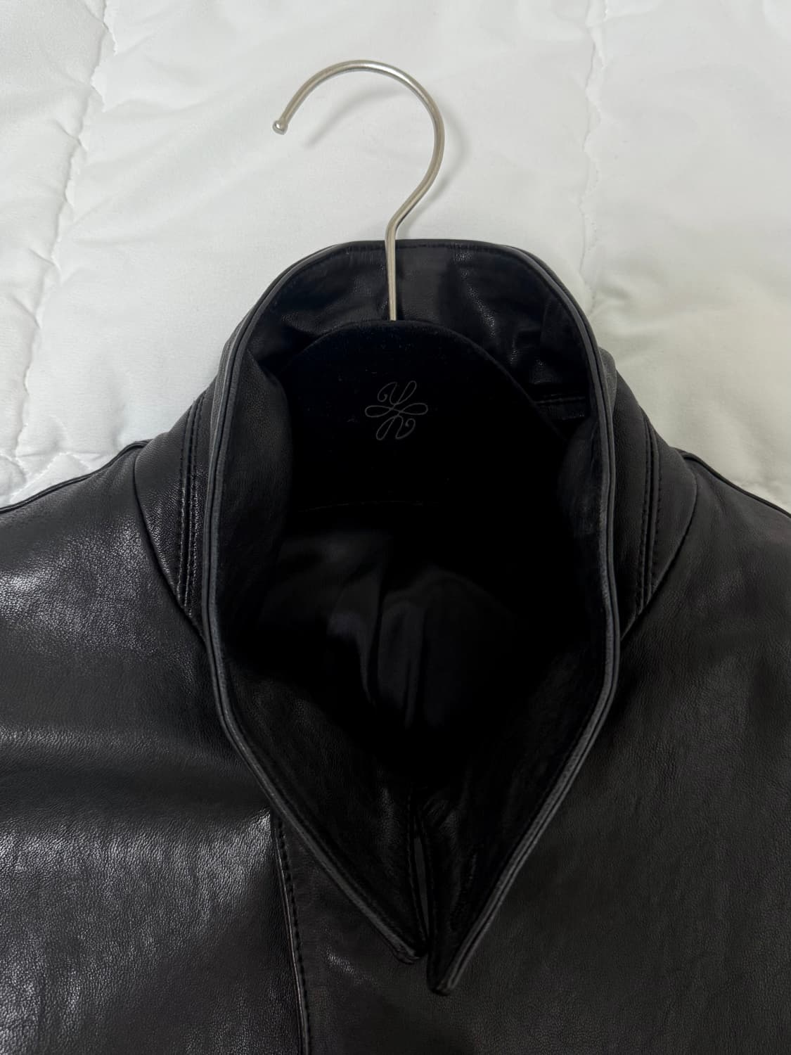 [S] 유스 Washed Leather Jacket 상품이미지4