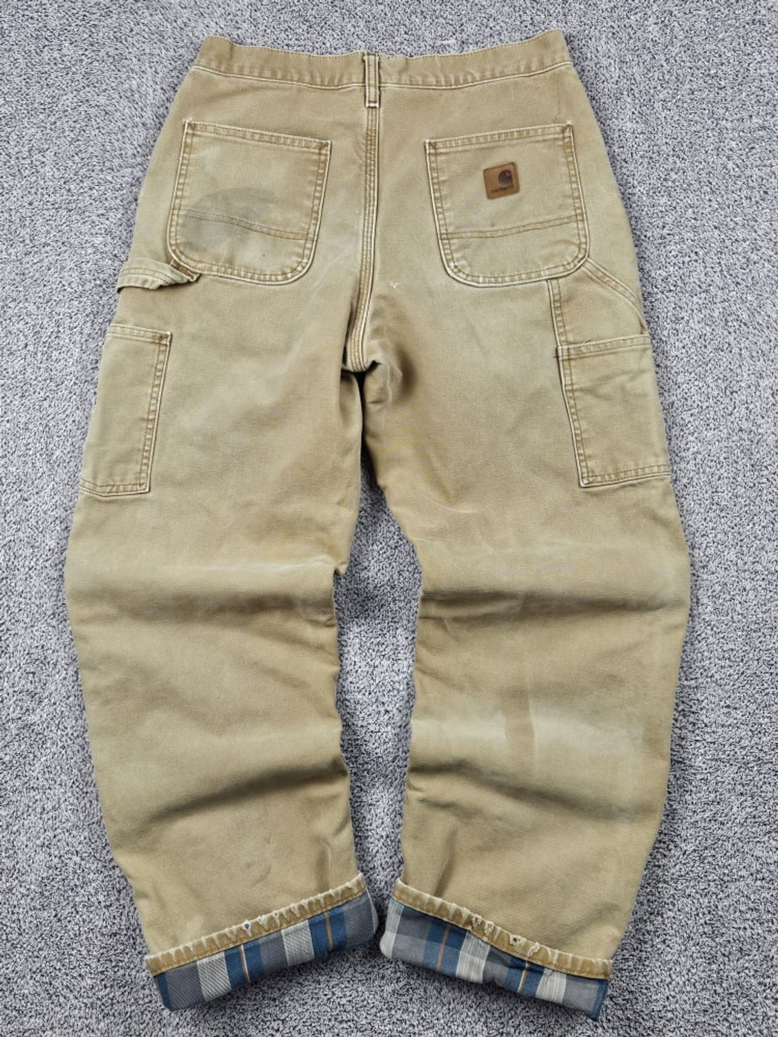 칼하트 헤비 플란넬 카펜터 캔버스 워크 팬츠 (30X30) / 10309 상품이미지5