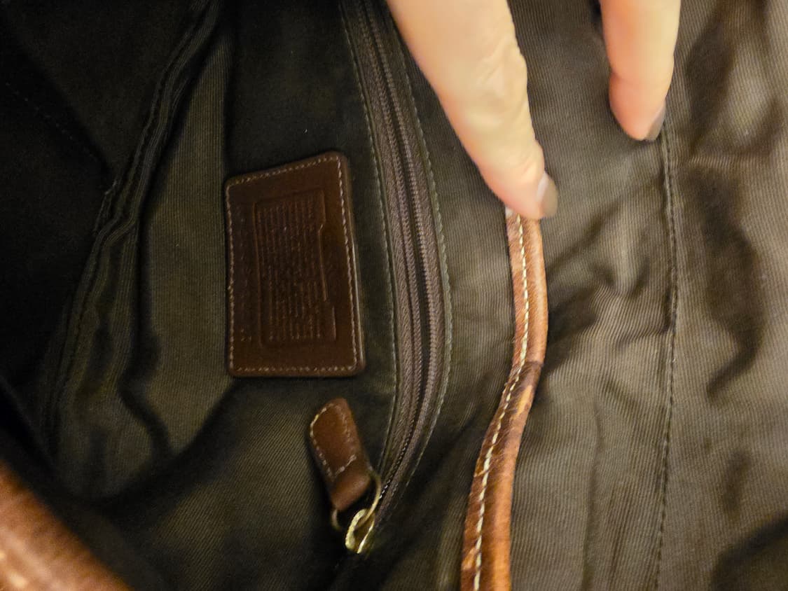 코치 가죽 가방 (빈티지, 올드) 상품이미지6