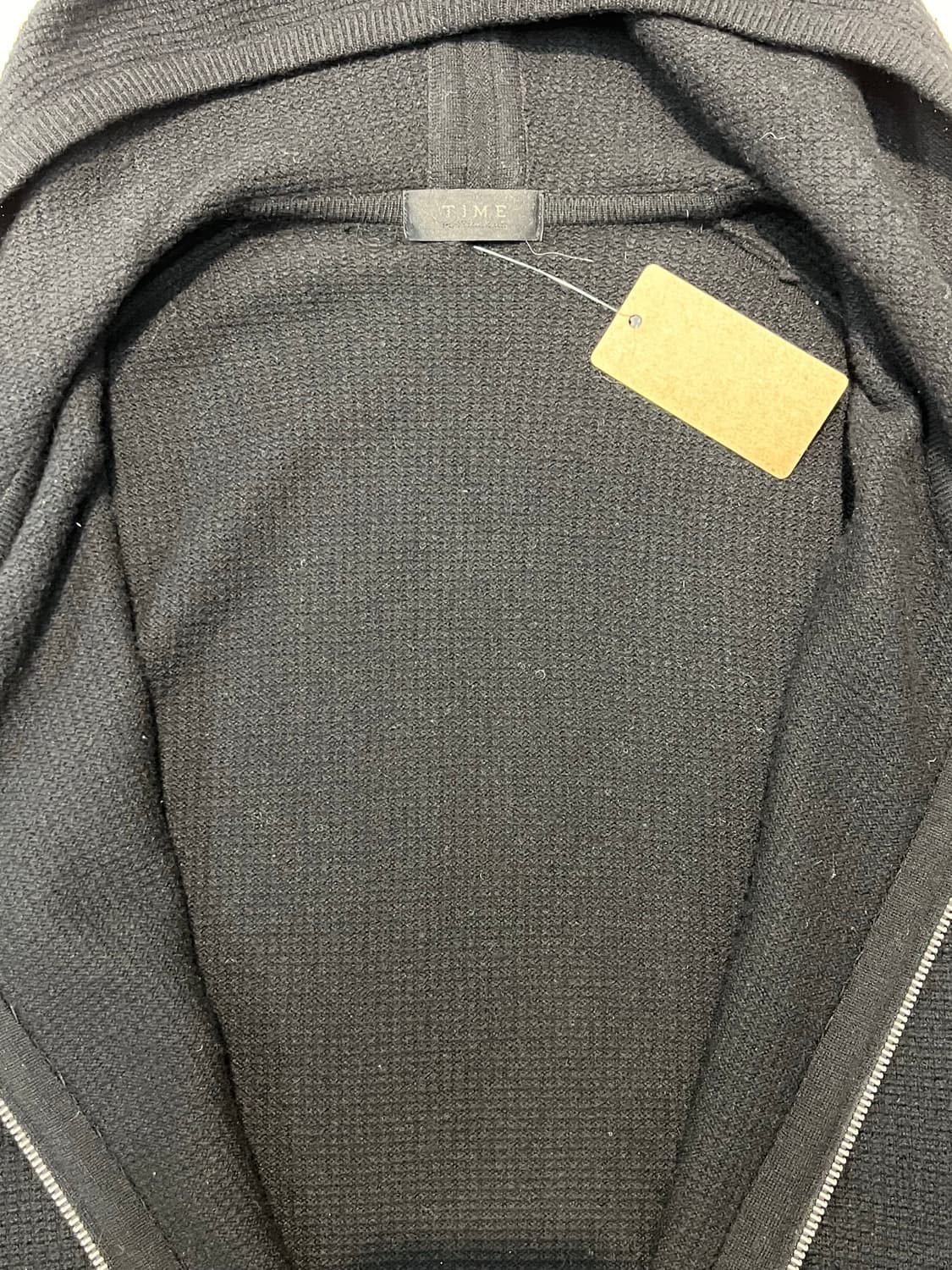 타임옴므 니트 후드집업 상품이미지5