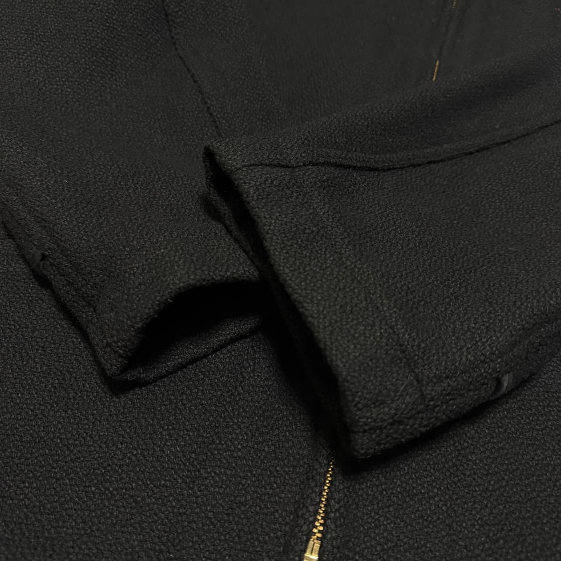 아비렉스(AVIREX) 블랙 포레스트 서비스 패치로고 울 블루종 자켓 M 상품이미지5