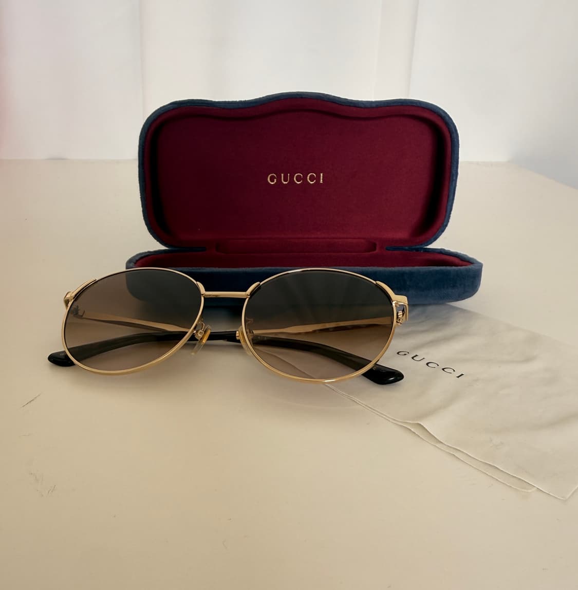 구찌(Gucci)의 GG0206SK 라운드 메탈 선글라스 상품이미지1