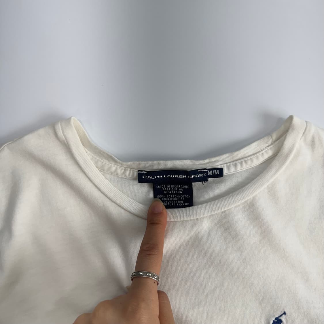 Polo 폴로 블루포니 화이트 반팔  상품이미지5