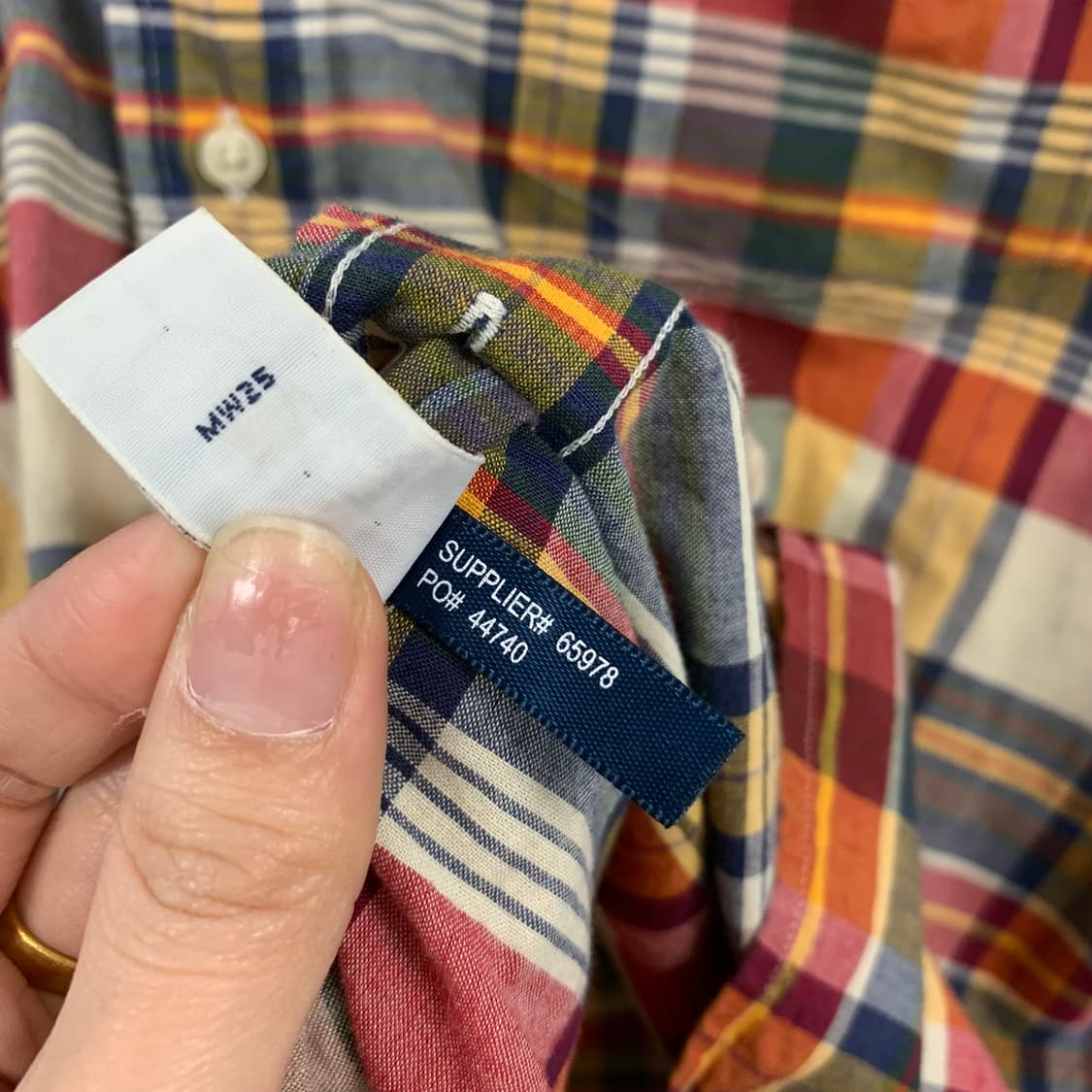 폴로 랄프로렌 포켓 체크 셔츠 상품이미지4