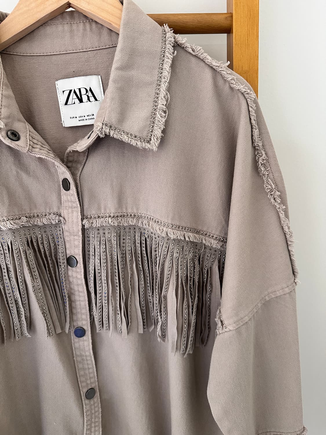 자라 보헤미안 면 셔츠 상품이미지2