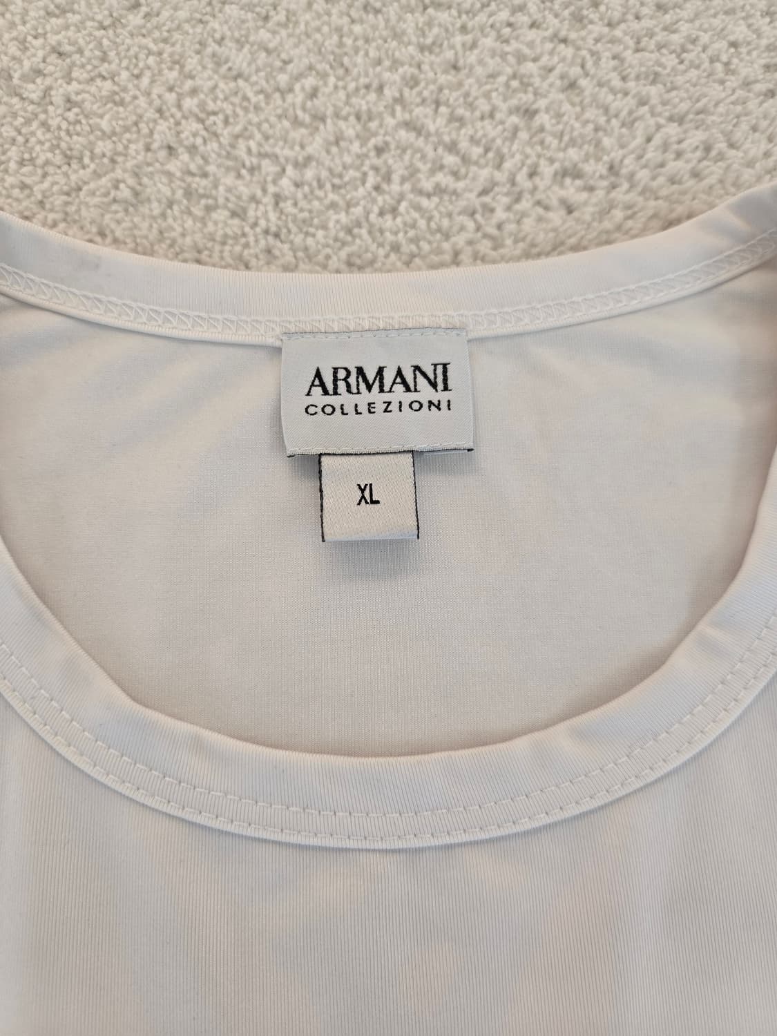 아르마니 액티브 반팔 티셔츠 화이트 XL 상품이미지5
