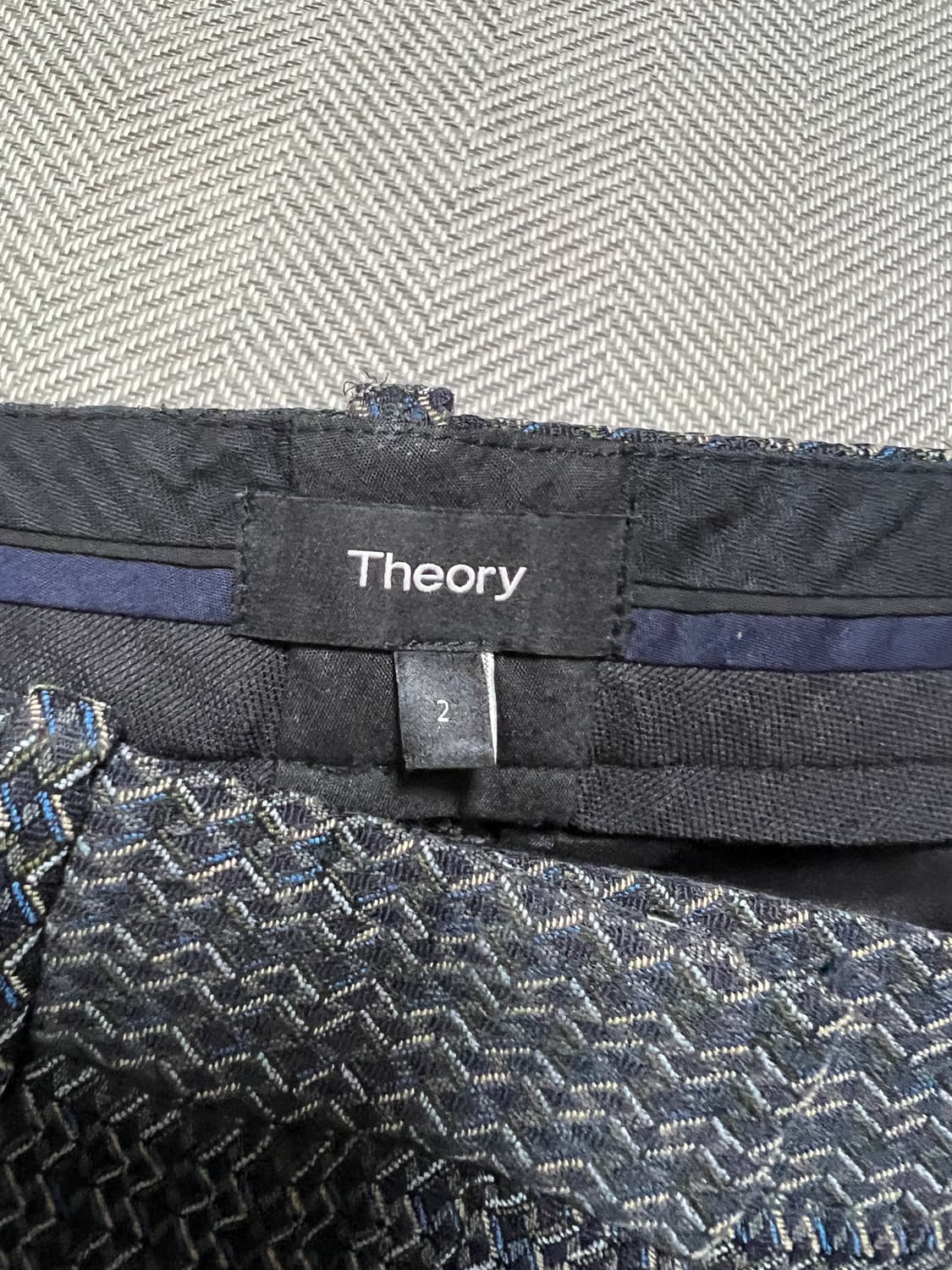띠어리 theory  패턴 팬츠 정품 상품이미지3