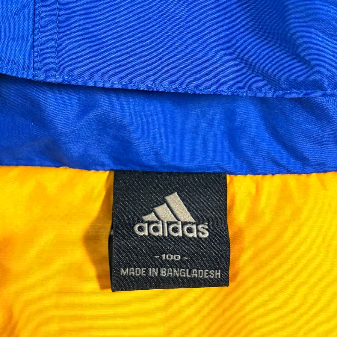 아디다스 블루 옐로우 바람막이 100 상품이미지6