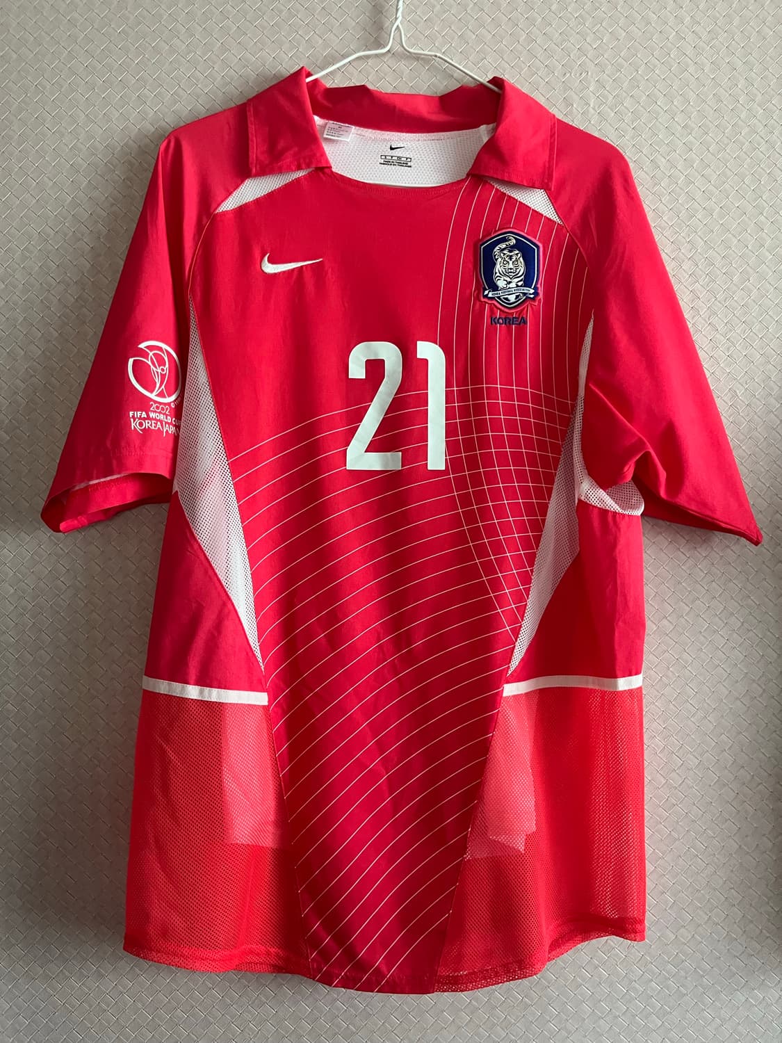 2002 한일 월드컵 선수지급용 유니폼 박지성 S 95 상품이미지1