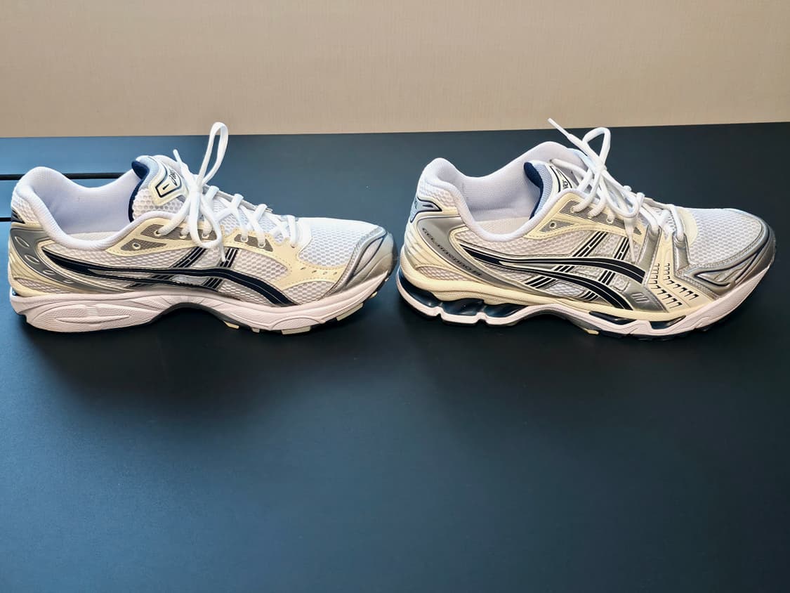 [280] 우먼스 아식스 젤카야노14 화이트/미드나잇 상품이미지7