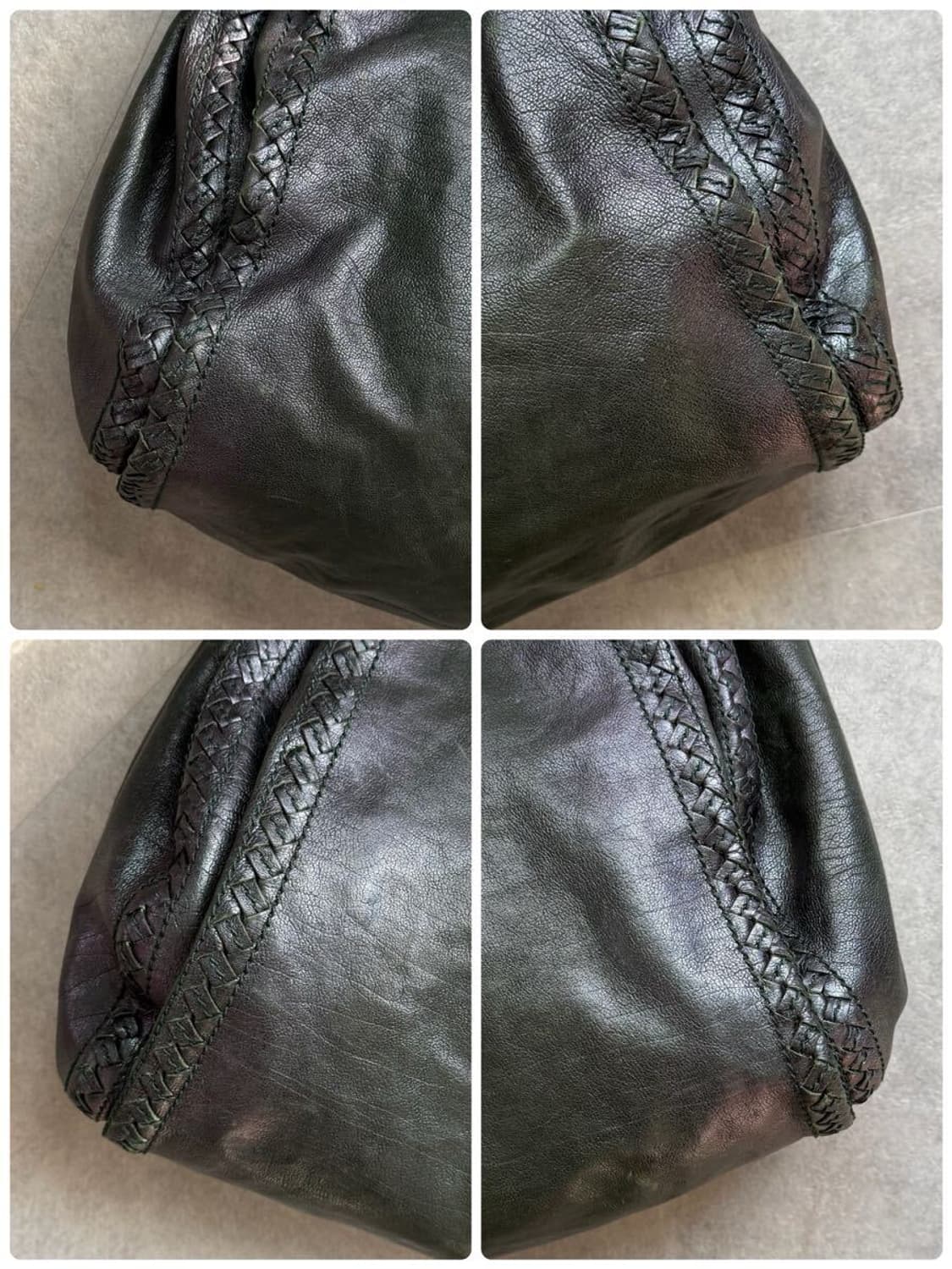 보테가베네타 인트레치아토 가죽 보스톤백 상품이미지7