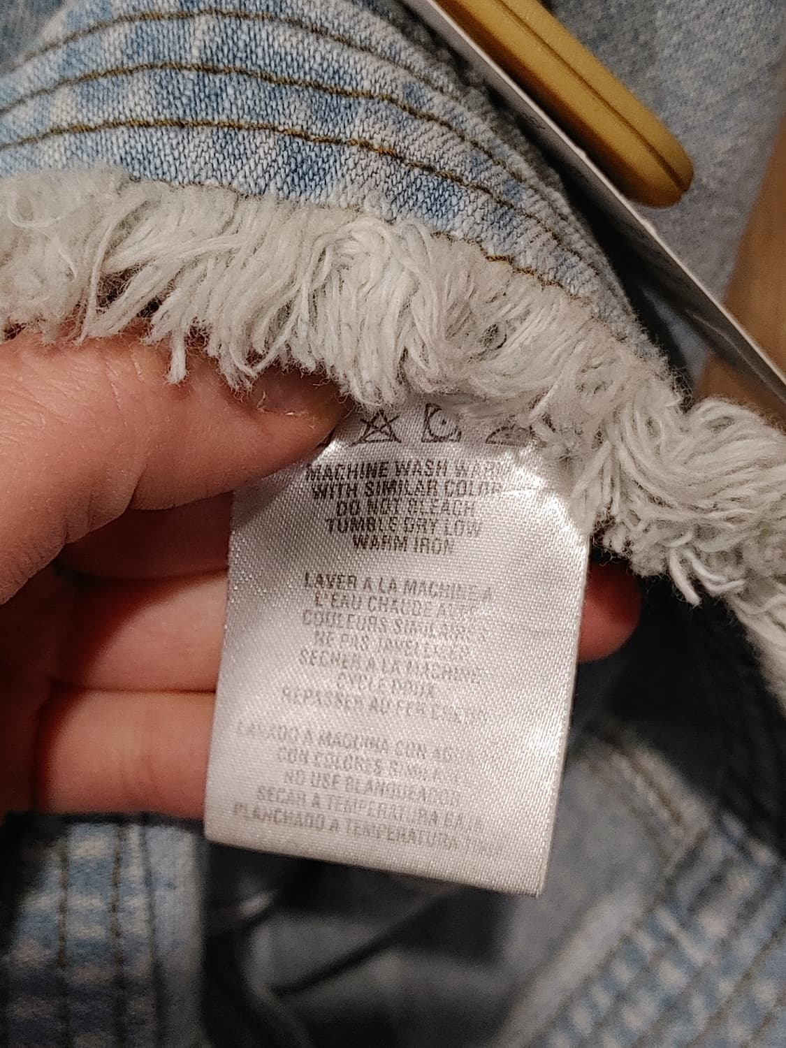 무배) 할리 데이비슨 데님 조끼 자켓 - S 상품이미지7