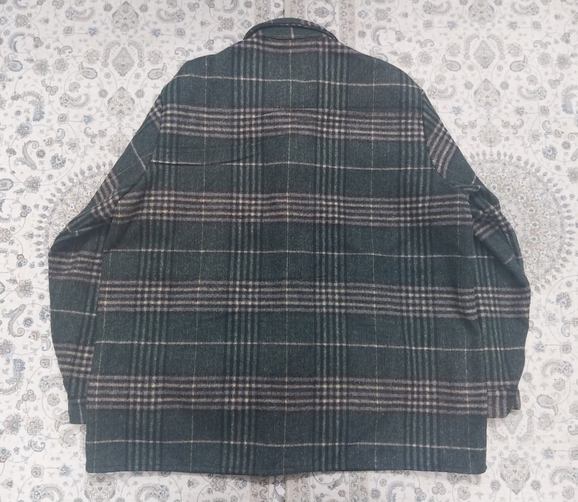 ETHOS 에토스 일본 타탄체크 셔츠 자켓 XL 상품이미지2