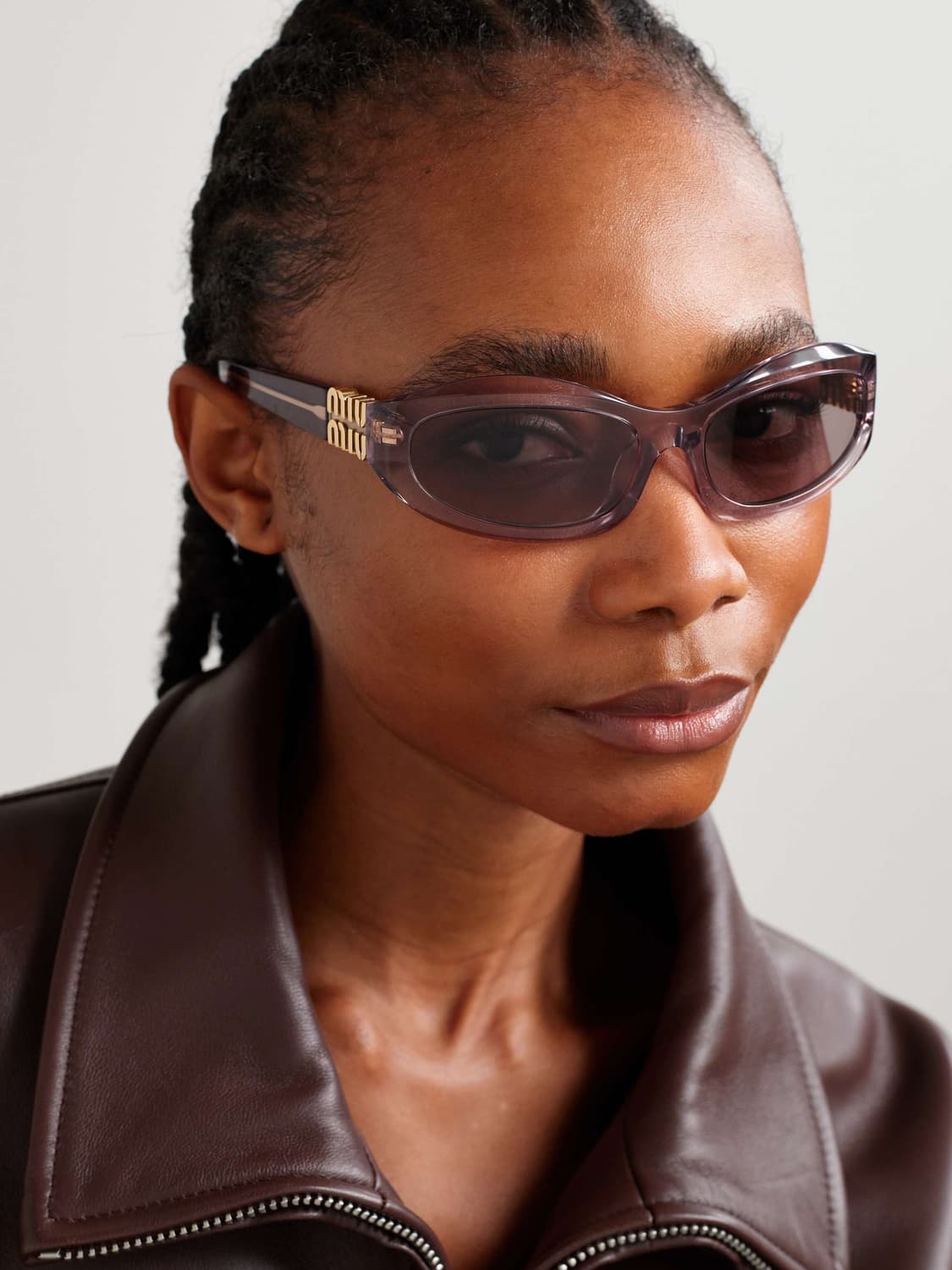 miu miu glimpse purple sunglasses 상품이미지5