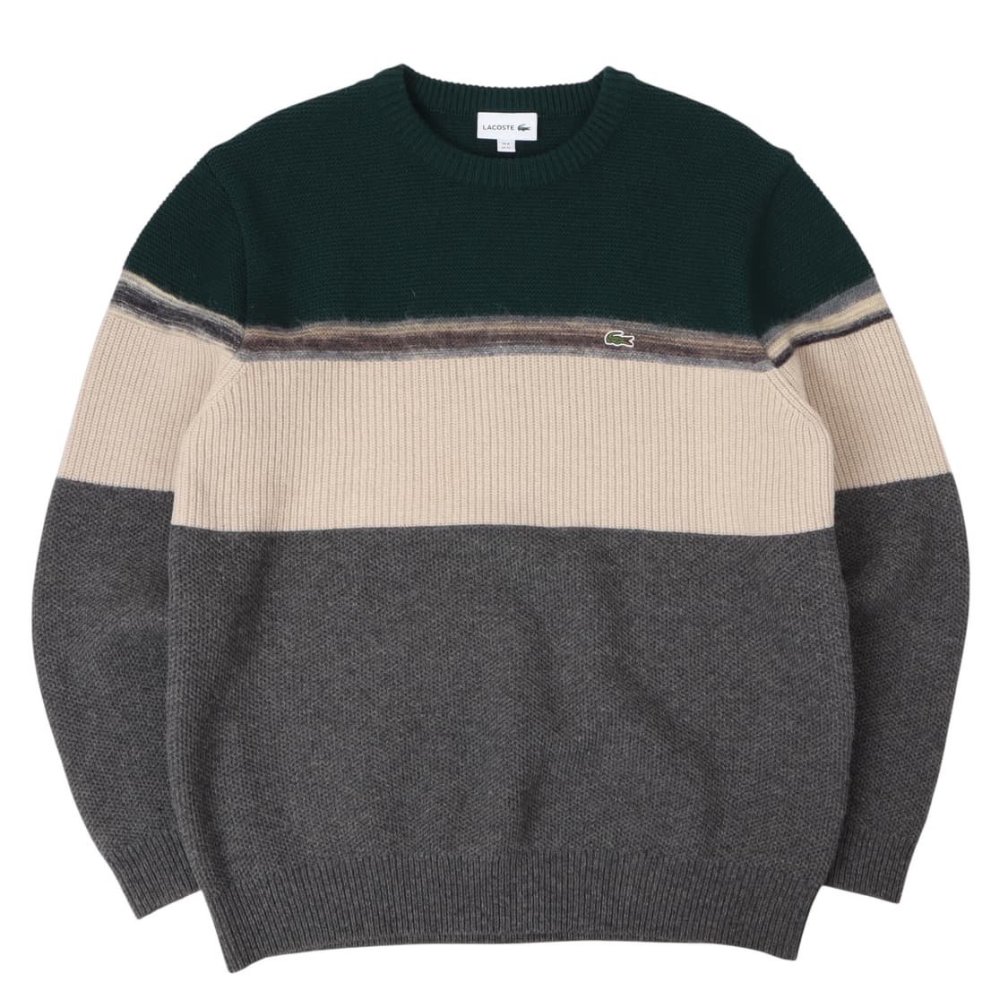 라코스테 그레이 스트라이프 니트 상품이미지1