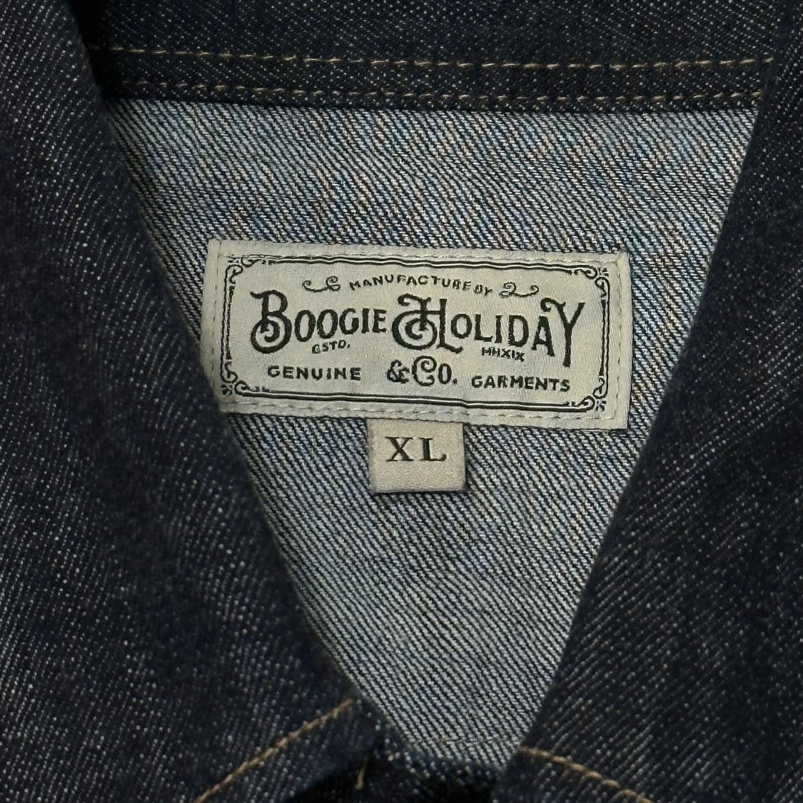 부기 홀리데이 데님 웨스턴 셔츠 (XL) 상품이미지7