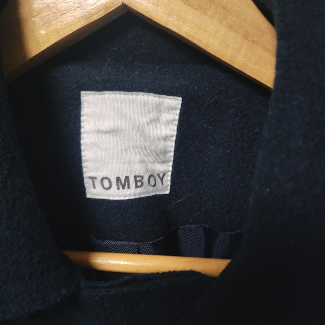 [Free] 톰보이 네이비 떡볶이 코트 상품이미지4