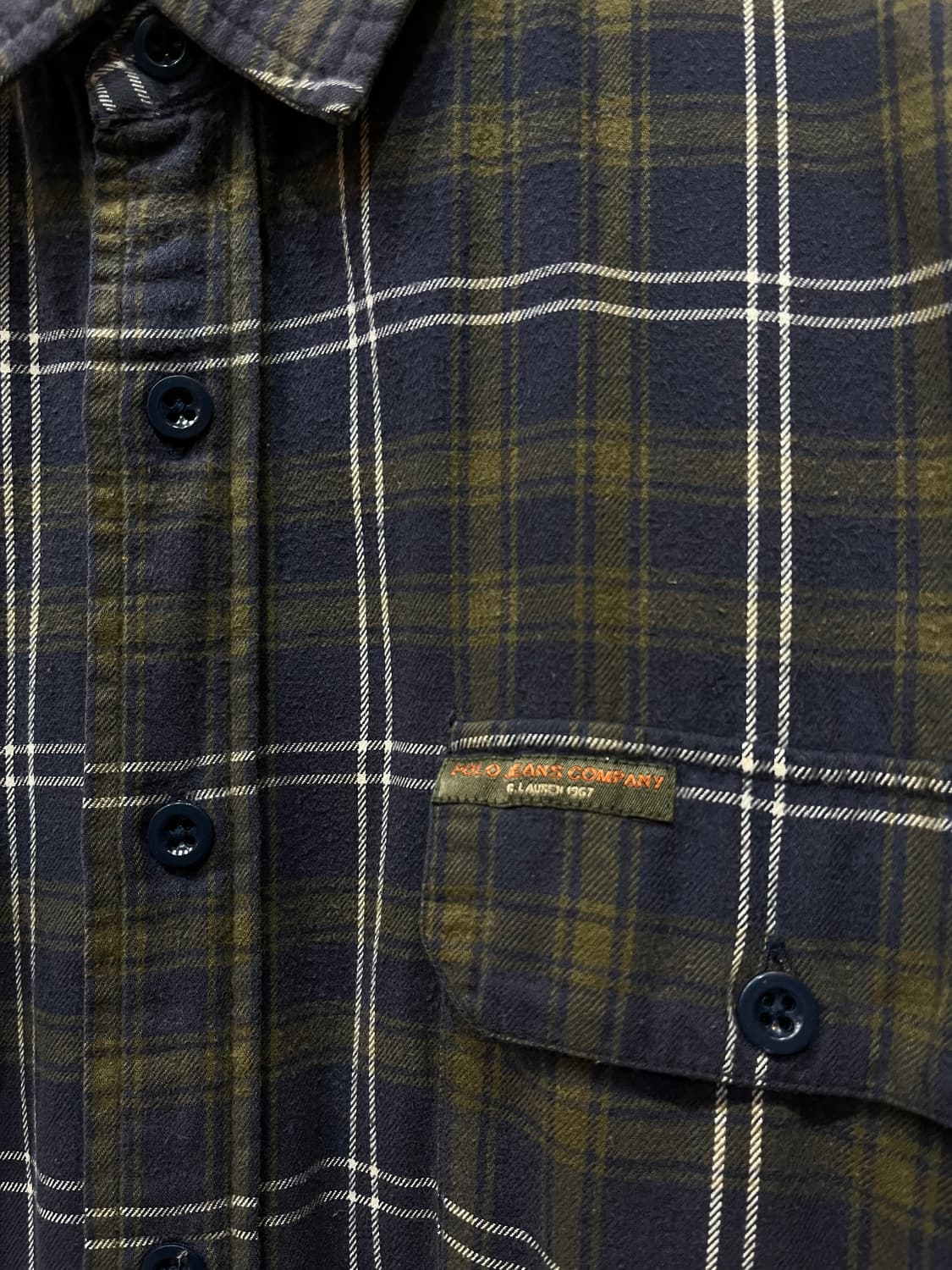 POLO JEANS 폴로진스 플란넬 체크셔츠  상품이미지2