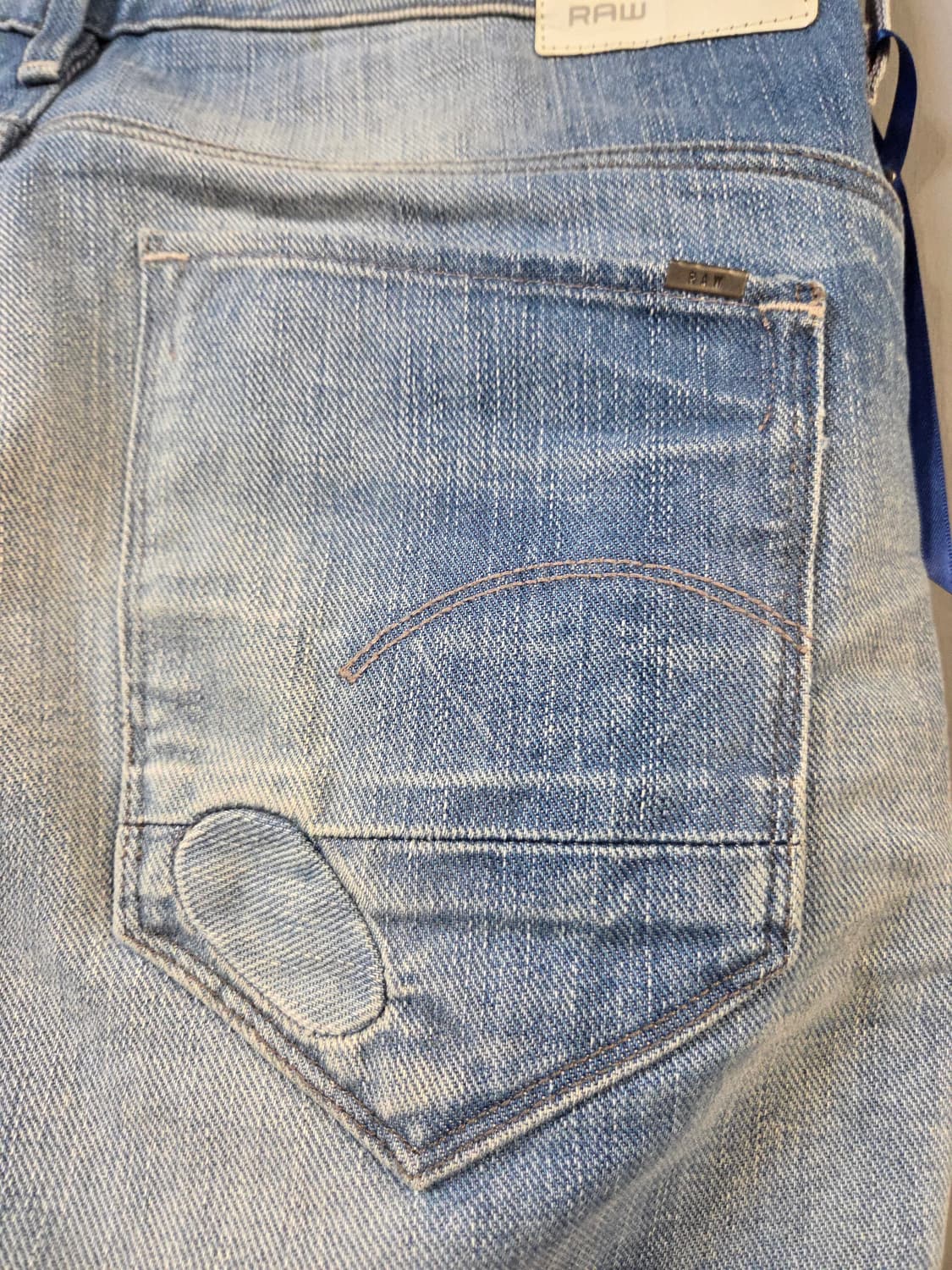 G-Star Raw 워싱 데님 청바지(W26/L32)택없음/디피용 상품이미지5